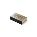 Lexon flip premium reveil reversible et rechargeable, a ecran va lcd, faces on / off, snooze, controle ...