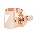 Ligature optimum or or rose saxophone alto couvrebec plastique Ligature optimum or or rose saxophone alto couvrebec plastique