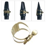 Ligature de saxophone professionnelle pour alto / tenor / soprano, accessoire d'embout buccal Ligature de saxophone professionnelle pour alto / tenor / soprano, accessoire d'embout buccal