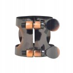 Ligature de saxophone professionnelle avec clip réglable en laiton pour saxophone soprano en cuivre Ligature de saxophone professionnelle avec clip réglable en laiton pour saxophone soprano en cuivre