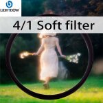 Lightdow - filtre d'objectif souple blanc pour appareil photo, appareil photo, nikon, objectif sony, ...