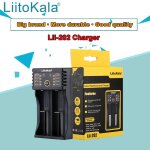 Liitokala lii402 lii202 18650 chargeur 1. 2v 3. 7v 3. 2v aa / aaa 26650 nimh li - ion batterie chargeur ...