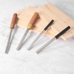 Lime d'habillage de frettes de guitare, manche en bois / caoutchouc, outil d'entretien de guitare, luthier, ...