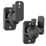Lingyou - support mural universel pour haut - parleur surround, pour home cinma, avec angle rotatif ...