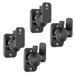 Lingyou - support mural universel pour haut - parleur surround, pour home cinéma, avec angle rotatif ... Lingyou - support mural universel pour haut - parleur surround, pour home cinéma, avec angle rotatif ...