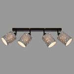 Liux - - projecteur, plafonnier avec effet etoil, luminaire de plafond, ttes de projecteur orientables ...