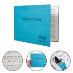 Livre de cordes pour guitare electrique, 6 cordes, couverture en cuir pu, vintage, pliable, portable, ...