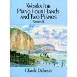 Livre partition works for piano four hands and two pianos. series ii. claude debussy. editions dover. ...