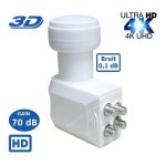 Lnb quad sr - 4088, 0. 1db high gain 70 db - tête parabole universelle compatible full hd 4k tntsat canal ... Lnb quad sr - 4088, 0. 1db high gain 70 db - tête parabole universelle compatible full hd 4k tntsat canal ...