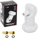 Lnb simple - 1 compartiment - pour 1 participant - 4k full hd - avec protection contre les intempries ...