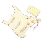 Loaded prewired sss alnico 5 alnico v hot pickups pickguard set