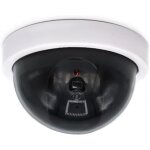 Loc - lot de 4 fausses caméras de sécurité avec led clignotantes pour intérieur et extérieur(blanc) Loc - lot de 4 fausses caméras de sécurité avec led clignotantes pour intérieur et extérieur(blanc)