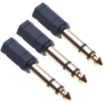Loc - adaptateur jack casque de 6. 35mm mle vers 3. 5mm femelle aux prise connecteur cable convertisseur ...