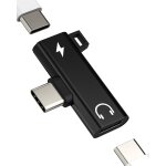 Loc - adaptateur usb c casque & charge(2 en 1)dac aux audio jack cble pour iphone 16 15 pro splitter ...