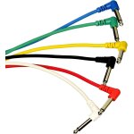 Loc - câble audio jack mono a angle 6, 3mm pour guitare basse batterie planole pédalier - coloré - 6 ... Loc - câble audio jack mono a angle 6, 3mm pour guitare basse batterie planole pédalier - coloré - 6 ...
