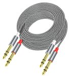 Loc - cble audio stro double 1 / 4  6, 35mm trs vers double 1 / 4 6, 35mm trs stro pour guitare, ...