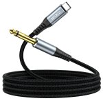 Loc - câble audio usb c vers 6, 35mm 1 / 4 pouce ts pour guitare, enregistrement audio, basse, piano ... Loc - câble audio usb c vers 6, 35mm 1 / 4 pouce ts pour guitare, enregistrement audio, basse, piano ...