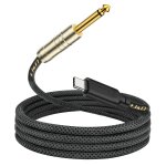 Loc - cble audio usb c vers 6, 35mm 1 / 4 pouce ts pour guitare, enregistrement audio, basse, piano ...