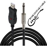 Loc - câble guitare - usb, guitare basse vers pc interface de connexion convertisseur adaptateur, fiche ... Loc - câble guitare - usb, guitare basse vers pc interface de connexion convertisseur adaptateur, fiche ...