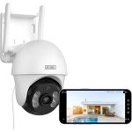 Loc - camra de surveillance extrieure 4 mp, wi - fi double bande(2, 4 ghz et 5 ghz), camra 360, 2 ...