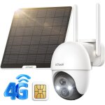 Loc - camra de surveillance extrieure 4g avec carte sim, surveillance sans wifi, surveillance extrieure ...