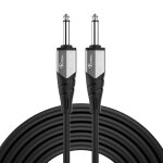 Loc - dc - 21 lot de 1 cbles d'instrument jack pour guitare electrique, mandoline professionnelle, cble ...