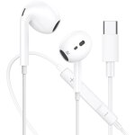 Loc - ecouteurs iphone 16 avec cble usb c, pour iphone 15 plus / pro / , ecouteurs intra - auriculaires, ...