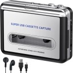 Loc - lecteur cassette - convertit la bande en mp3 numrique numrique, baladeur portable avec retour ...