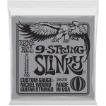 Loc - p02628 slinky cordes filées en nickel pour guitare electrique a 9 cordes, calibre 9 - 105 Loc - p02628 slinky cordes filées en nickel pour guitare electrique a 9 cordes, calibre 9 - 105