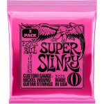 Loc - super slinky jeu de 3 cordes filées en nickel pour guitare electrique, calibre 9 - 42 Loc - super slinky jeu de 3 cordes filées en nickel pour guitare electrique, calibre 9 - 42