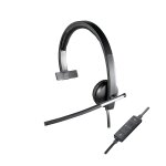 Logitech 981 - 000514 h650e casque avec micro noir, gris usb Logitech 981 - 000514 h650e casque avec micro noir, gris usb