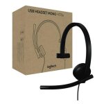 Logitech h570e - micro - casque - sur - oreille - filaire - usb - a - certifi pour microsoft teams