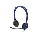 Logitech - micro - casque - sur - oreille - filaire - jack 3, 5mm - bleu nuit - universitaire (pack de ...