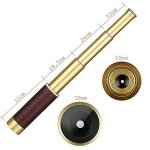 Longue - vue classique  fort grossissement 25x30 avec tui en cuir ¿ compacte et focalisable pour les ...