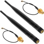 Lora lot de 2 connecteurs mâles d'antenne 868 mhz 5 dbi gain omni sma + câble adaptateur d'antenne rf ... Lora lot de 2 connecteurs mâles d'antenne 868 mhz 5 dbi gain omni sma + câble adaptateur d'antenne rf ...
