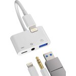 Loranka - adaptateur lightning usb 3. 5 casque charge rapide c�ble pour apple iphone 14 / 13 / 12 et ...