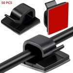 Lot de 10 / 20 / 50 pièces de clips de gestion de câbles usb, support enrouleur de fil, écouteur, souris, ... Lot de 10 / 20 / 50 pièces de clips de gestion de câbles usb, support enrouleur de fil, écouteur, souris, ...