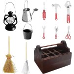Lot de 10 accessoires miniatures pour maison de poupée - accessoires de noël miniature - pour les seins ... Lot de 10 accessoires miniatures pour maison de poupée - accessoires de noël miniature - pour les seins ...