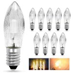 Lot de 10 ampoules led e10 de remplacement pour guirlandes lumineuses, 10 v - 55 v ac, pour salle de ... Lot de 10 ampoules led e10 de remplacement pour guirlandes lumineuses, 10 v - 55 v ac, pour salle de ...