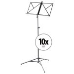 Lot de 10 classic cantabile stand de notes leger, noir Lot de 10 classic cantabile stand de notes leger, noir
