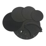 Lot de 10 coussinets de sourdine en mousse pour batterie, têtes de batterie en coton insonorisées Lot de 10 coussinets de sourdine en mousse pour batterie, têtes de batterie en coton insonorisées