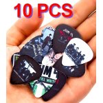 Lot de 10 mdiators 0, 90 / 1 mm  sum 41  (guitare mediator plectrum picks punk rock grunge electrique ...