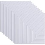 Lot de 10 panneaux acoustiques autocollants - 30x30cm - pour isolation phonique, mur de jeu, panneaux ... Lot de 10 panneaux acoustiques autocollants - 30x30cm - pour isolation phonique, mur de jeu, panneaux ...