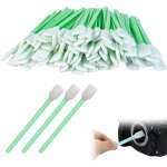 Lot de 100 bâtonnets de nettoyage longs en mousse, cotons - tiges stériles, tampons de nettoyage pour ... Lot de 100 bâtonnets de nettoyage longs en mousse, cotons - tiges stériles, tampons de nettoyage pour ...