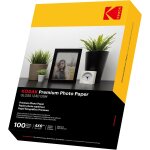Lot de 100 feuilles de papier photo brillant 4r 240 g / m din 10x15 cm pour imprimante a jet d'encre ...