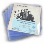 Lot 100 sacs sachets pochettes pour vinyle 33t 33 tours, 120 microns - haute qualit�