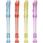 Lot de 12 flûtes a bec transparentes couleur bonbon pour enfants ¿ flûtes soprano en plastique durable ... Lot de 12 flûtes a bec transparentes couleur bonbon pour enfants ¿ flûtes soprano en plastique durable ...