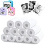 Lot de 12 rouleaux de papier thermique pour appareils photo a impression instantane pour enfants - 57 ...