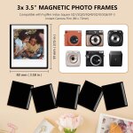 Lot de 15 cadres photo magntiques pour pellicule instax square, 3 x 3, 5  cadre photo pour rfrigrateur ...