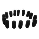Lot de 15 mini - pare - brise en mousse pour micro - casque et micro - casque